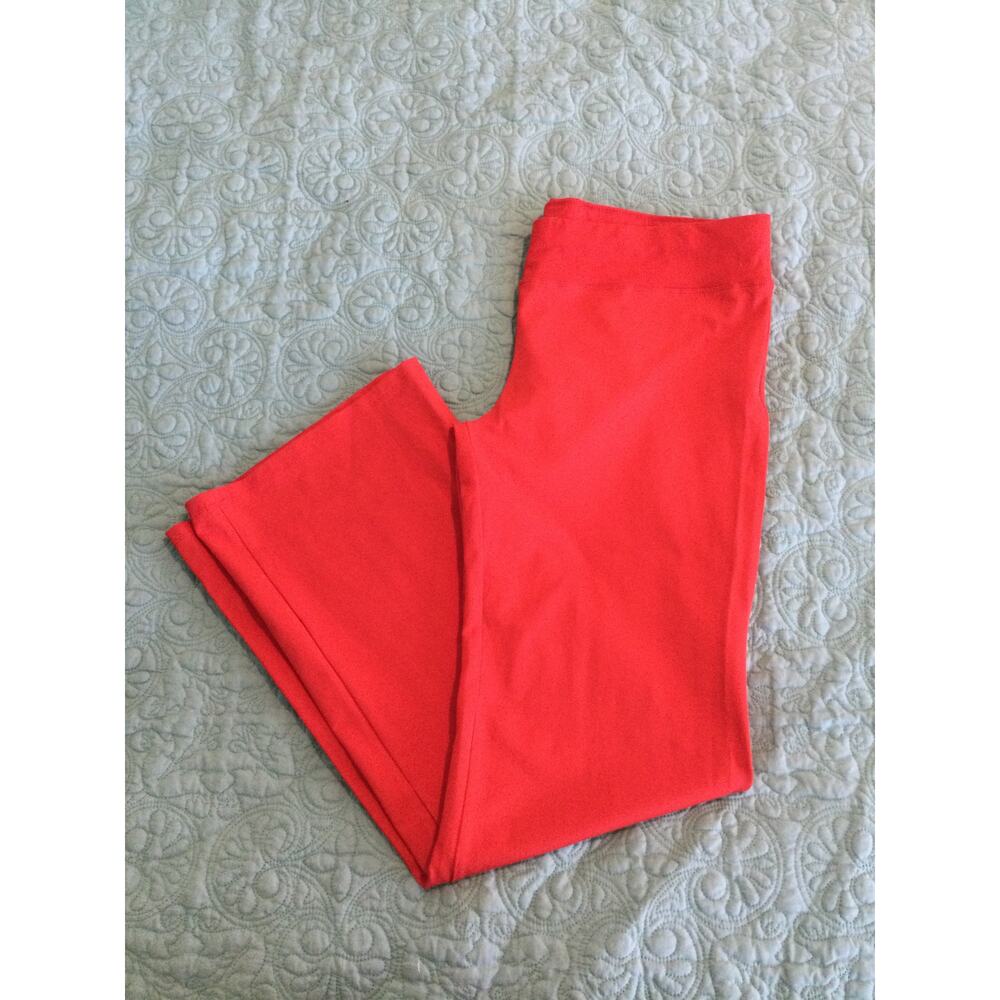 Thanth Cotton Performance Straight Leg Leggings Red Womens XXL